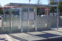 Stahl-Glas - Buswartehuschen